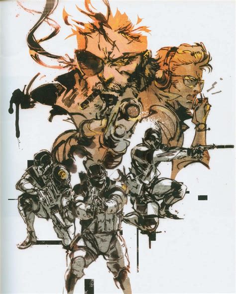 metal gear solid original box|yoji shinkawa metal gear solid.